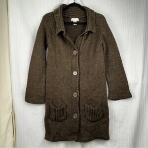 Max Studio Specialty Products Vintage Long Lambswool Cardigan Women’s X-Small
